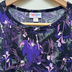 Lularoe Disney Maleficent Carly Villians Dress Size XXS